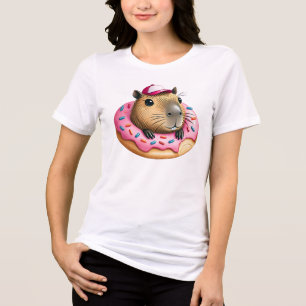Capybara T-Shirt Tri-Blend Shirt