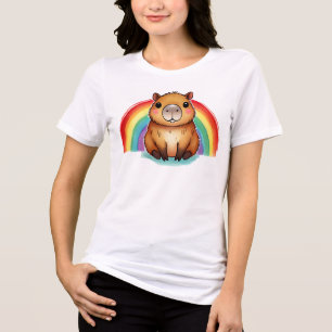 Capybara T-Shirt Tri-Blend Shirt