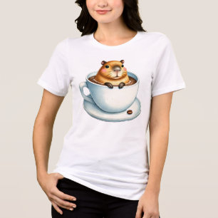 Capybara T-Shirt Tri-Blend Shirt
