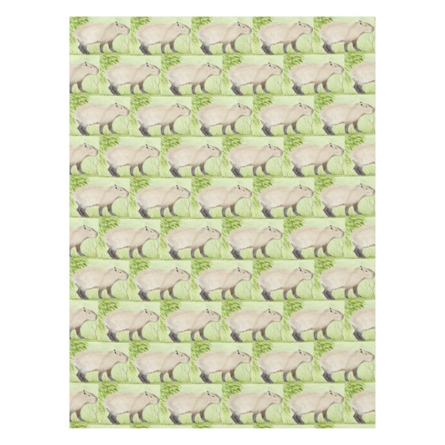 Capybara Tablecloth (Front)