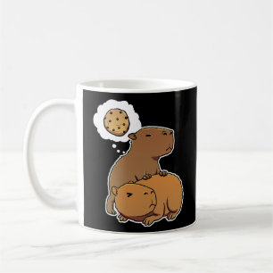 Capybara thinking about Cookies Coffee Mug