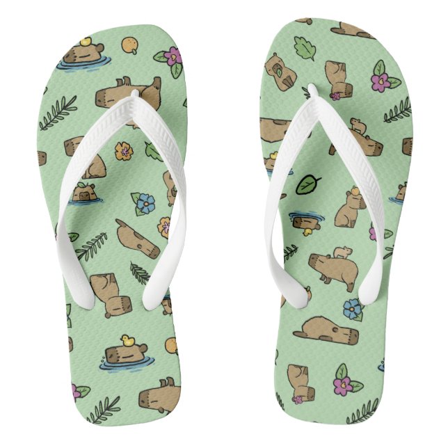 Capybara Thongs (Footbed)