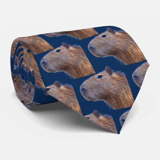 Capybara Tie (Rolled)