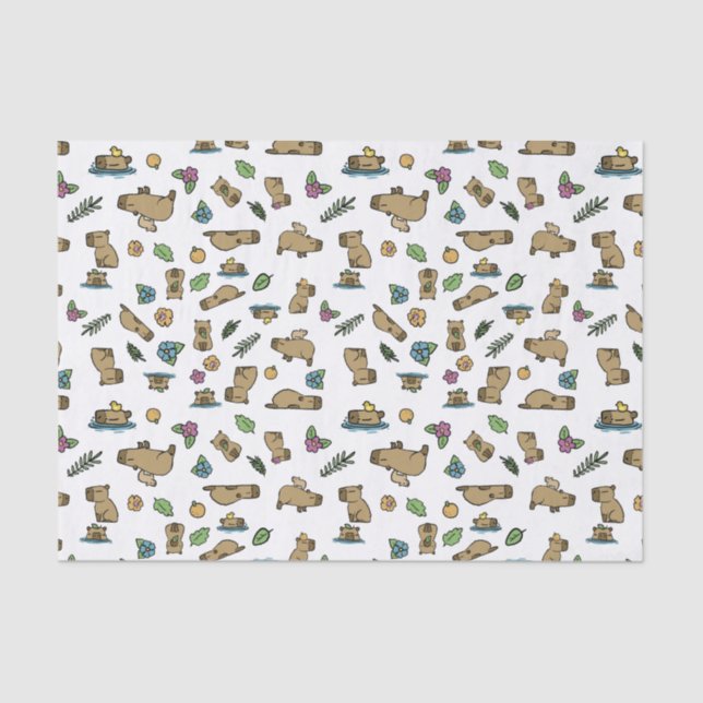 Capybara Tissue Paper (Front)