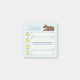 Capybara To-Do List Memo Post-it Notes