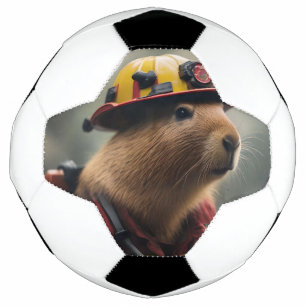"Capybara to the Rescue: Firefighter Extraordinair Soccer Ball
