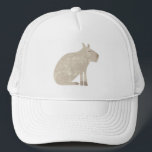 Capybara Trucker Hat<br><div class="desc">A fun watercolor capybara for animal and wildlife lovers.  Original art by Nic Squirrell.</div>
