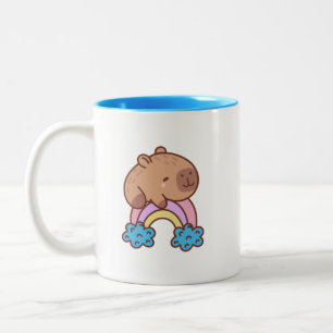 Capybara Two-Tone Coffee Mug