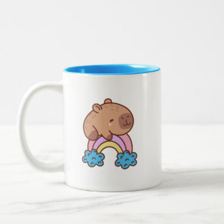 Capybara Two-Tone Coffee Mug