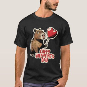 Capybara Valentine, Cappy Valentines Day, Capybara T-Shirt