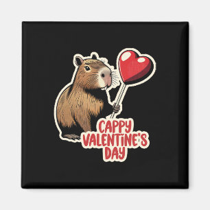 Capybara Valentine  Magnet
