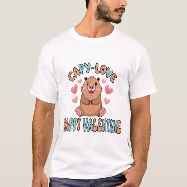 Capybara Valentine Shirt (Front)