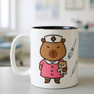 Capybara Vet Nurse Mug Cute Veterinary Coffee