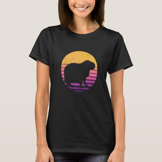 Capybara Vintage  1 T-Shirt (Front)