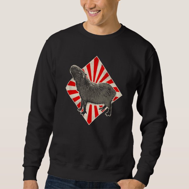 Capybara Vintage Capybara  5 Sweatshirt (Front)