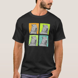 Capybara Vintage South America Rodent Grass Eater T-Shirt