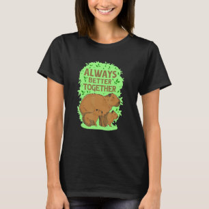 Capybara Water Pig South America Guinea Pig T-Shirt