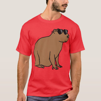 Capybara Wearing Sunglasses T-Shirt