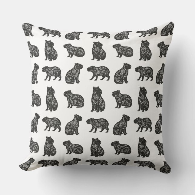 Capybaras Cushion (Front)
