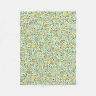 Capybaras in Green Fleece Blanket