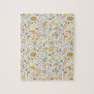 Capybaras in Yellow Jigsaw Puzzle