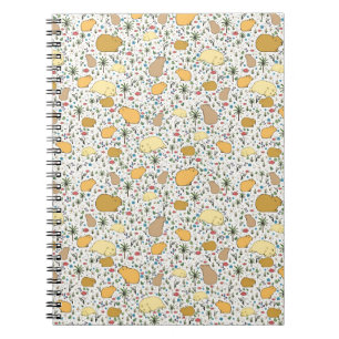 Capybaras in Yellow Notebook