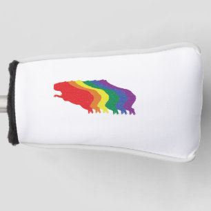 Capybaras LGBTQ Rainbow Water Pig Transgender Golf Head Cover