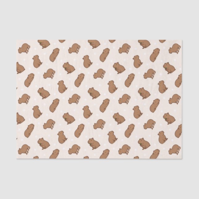 Capybaras Tissue Paper (Front)
