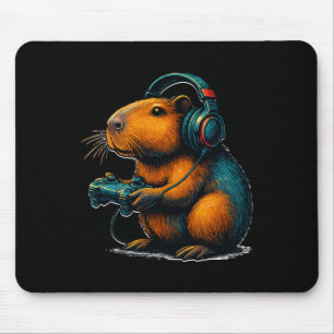 Capyra Video Gamer Capyra  Mouse Pad