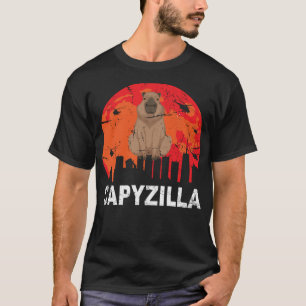 CapyZilla Funny Capybara Rodent T-Shirt