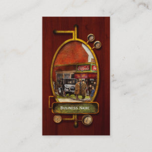 Car - Accident - Looking out for number one 1921 Business Card