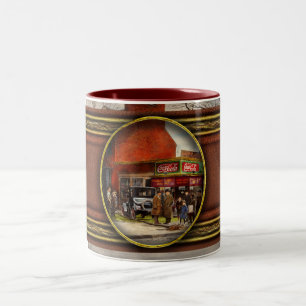 Car - Accident - Looking out for number one 1921 Two-Tone Coffee Mug
