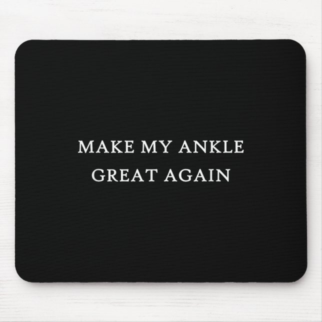 Car Accident Post Op Physical Therapy Surgery Mouse Pad (Front)