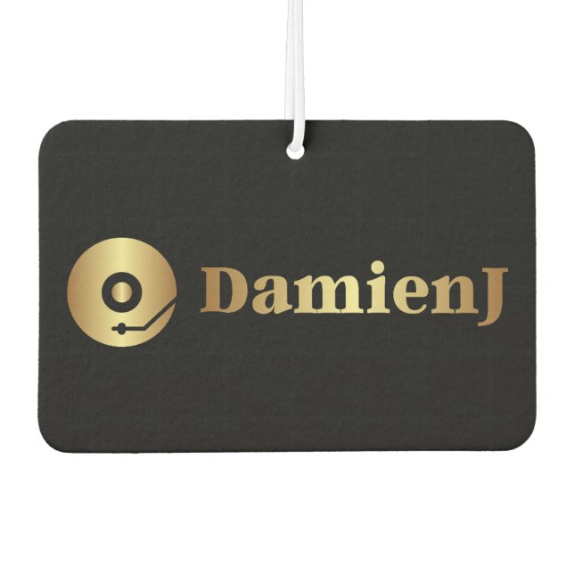 Car air freshener with my favourite music producer (Front)