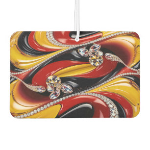 Car Air Fresheners with Belgian Colours Design