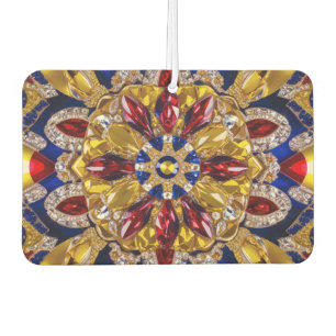 Car Air Fresheners with Colombia Colours Design