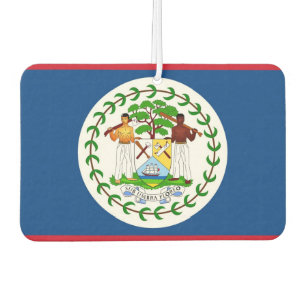 Car Air Fresheners with Flag of Belise