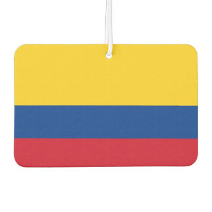 Car Air Fresheners with Flag of Colombia