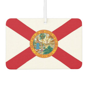 Car Air Fresheners with Flag of Florida, USA