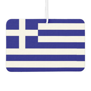 Car Air Fresheners with Flag of Greece