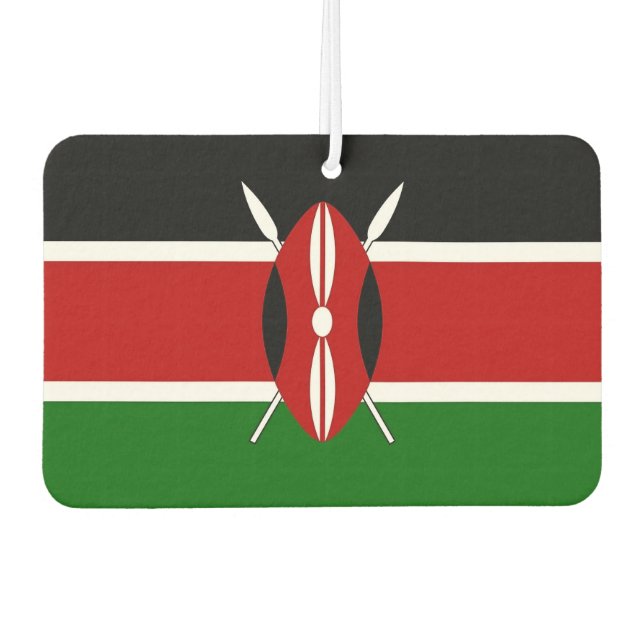 Car Air Fresheners with Flag of Kenya (Front)