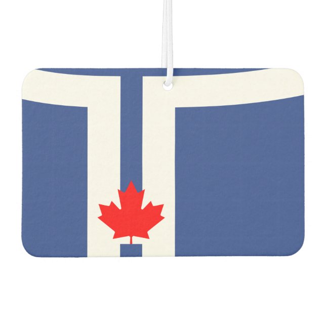 Car Air Fresheners with Flag of Toronto, Ontario (Front)