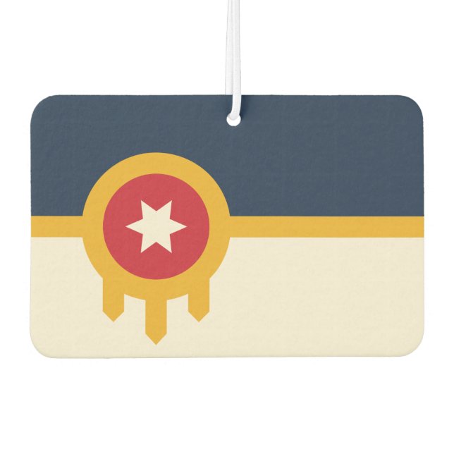 Car Air Fresheners with Flag of Tulsa City (Front)