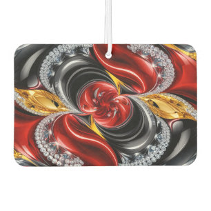 Car Air Fresheners with German Colours Design