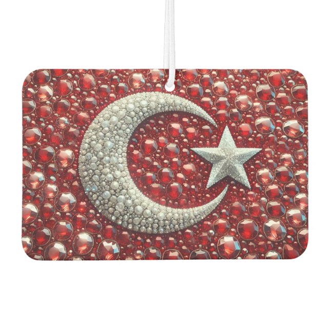 Car Air Fresheners with Turkish Colours Design (Front)