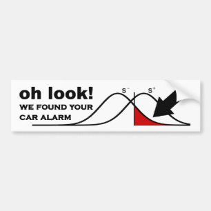 Car Alarm Bumper Sticker