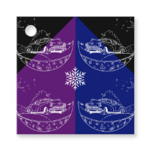 Car and Tree Paper Plates