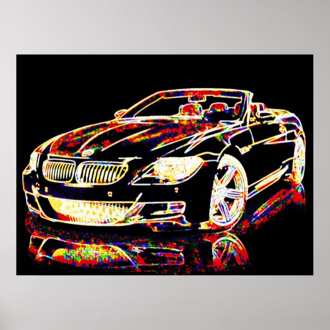 Car Art Poster (Front)