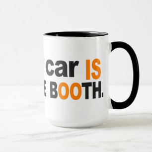 Car as a Phone Booth mug - choose style & colour