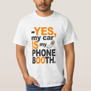 Car as a Phone Booth shirt - choose style & colour
